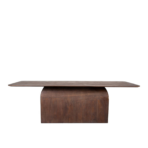 LABEL51 Eettafel Owen - Donkerbruin Mangohout - 200x100x76cm