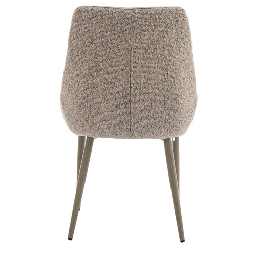 DÉJA Living Eetkamerstoel Malou - Taupe/Taupe - Set van 2 - vtwonen shop