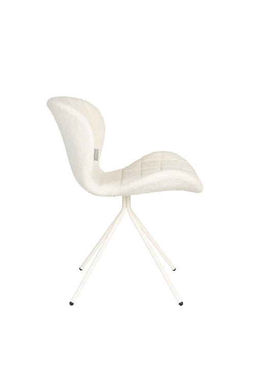 Zuiver OMG Eetkamerstoelen Soft Off White - Set van 2 - vtwonen shop