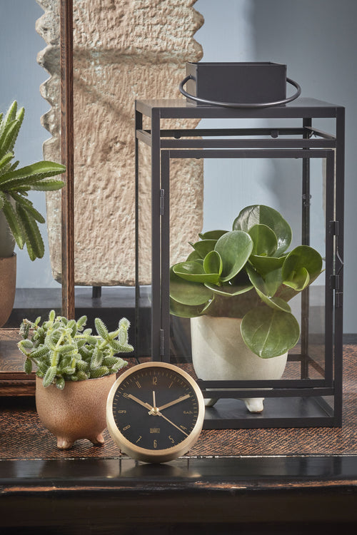 Mica Decorations Storm Lantaarn - L20 x B19 x H36 cm - Zwart - vtwonen shop