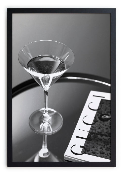 Zwarte lijst met kader 40x30 Gucci Champagne - vtwonen shop