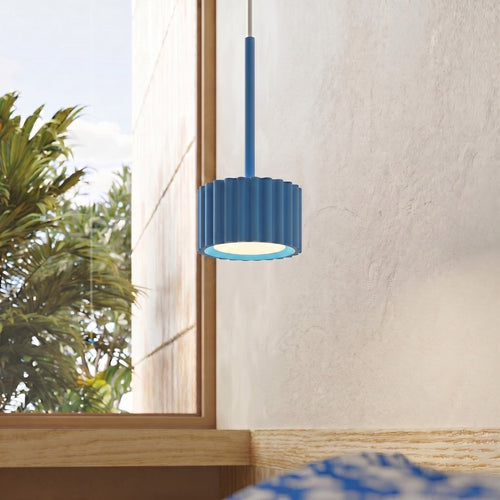 Sollux Lighting Hanglamp AURA 1 azuur Gx53 - 10x10x125cm