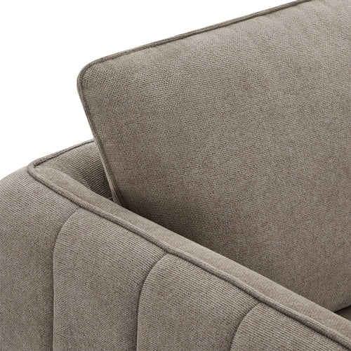 Furnhouse 2-zitsbank Selena - Taupe - Stof - 85x158x85