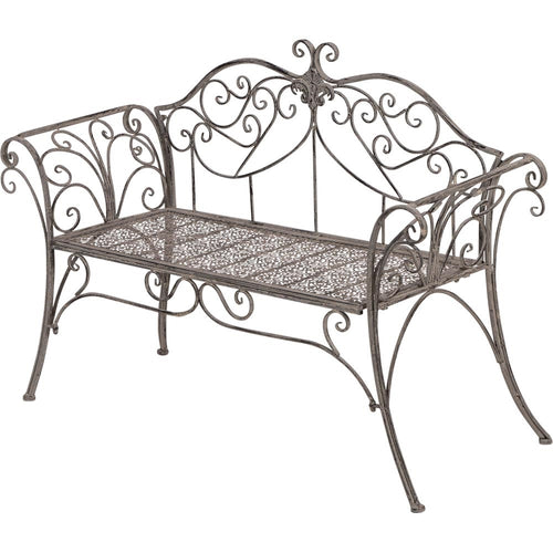 Lesli Living loveseat Viva la Vida - grijs - 133x47x90cm