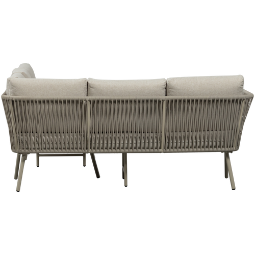 WOOOD  loungeset claunk - Metaal - Zand/Taupe - 69x180x180