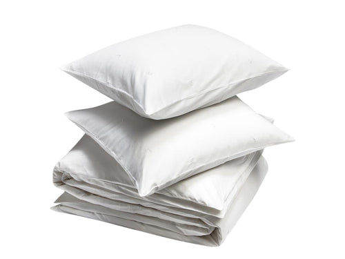 Yumeko dekbedovertrek katoen satijn white moon 200x220 + 2/60x70 - vtwonen shop