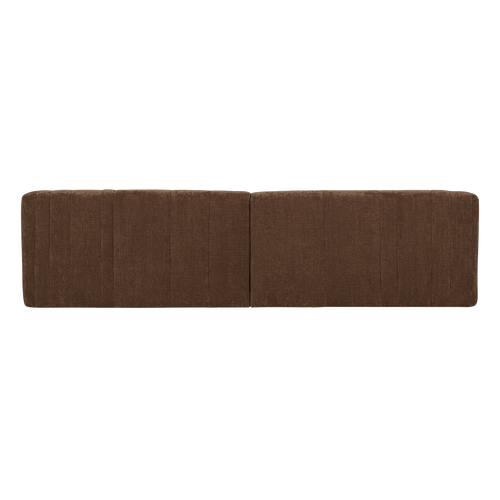 WOOOD 4-zits bank Omaire - Chenille - Lichtbruin