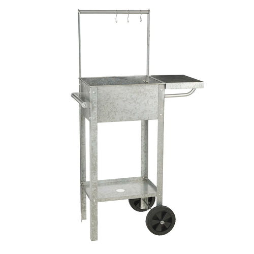 Mica Decorations Ken Kweektafel - L70 x B38 x H127 cm - Verzinkt plaatstaal - vtwonen shop