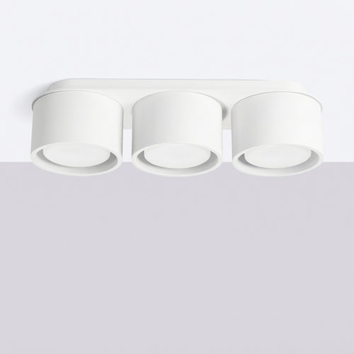 Sollux Lighting Plafondlamp MODO 3 wit Gx53 - 32,4x10,4x8,2cm