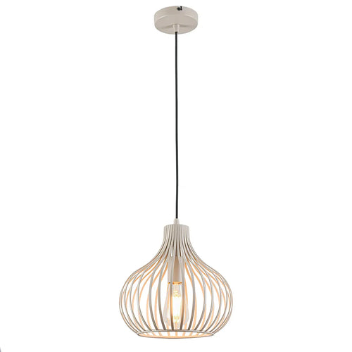 Freelight hanglamp Aglio - 1 lichts - 28  x 150   cm - creme - vtwonen shop