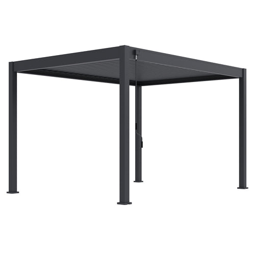 Garden Impressions Pergola bioclimatic tuinpaviljoen 300x400xH255 cm - antraciet