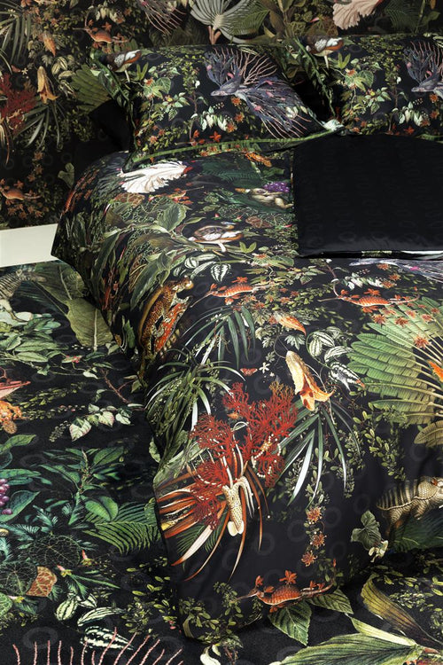 MOOOI dekbedovertrek Menagerie - 200x200/220 cm - raven - vtwonen shop