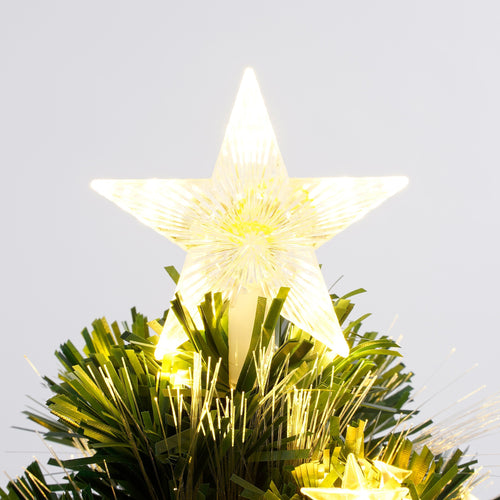Luca Lighting Mercury Kunstkerstboom met Fibre Optic Verlichting - H45 x Ø25 cm - Groen - vtwonen shop