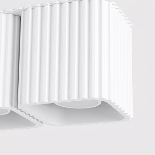 Sollux Lighting Plafondlamp RIFF 2 wit GU10 - 20,5x10x12cm