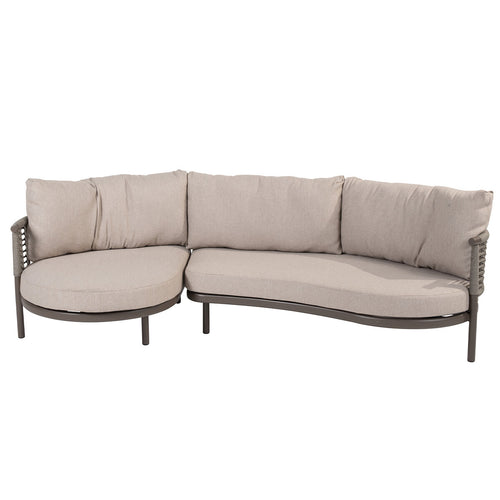 Taste by 4 Seasons loungeset Puglia chaise longue 4-delig - terre