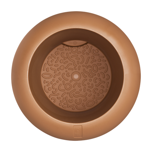 Elho Amber Roll High Bruin - Ø43cm - vtwonen shop