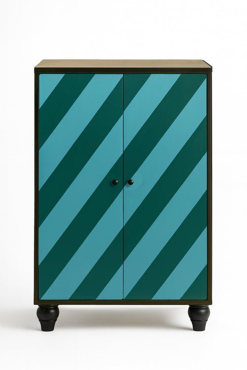 Dressoir met 2 deuren van gemelamineerd MDF en soft-close MARCUS