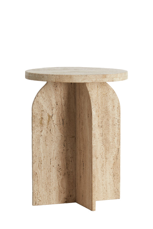 Light & Living bijzettafel OTINIA - Ø41x56cm - bruin - vtwonen shop