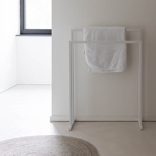 Atmooz handdoekenrek Donau - wit - 60 x 24 x H 82 cm