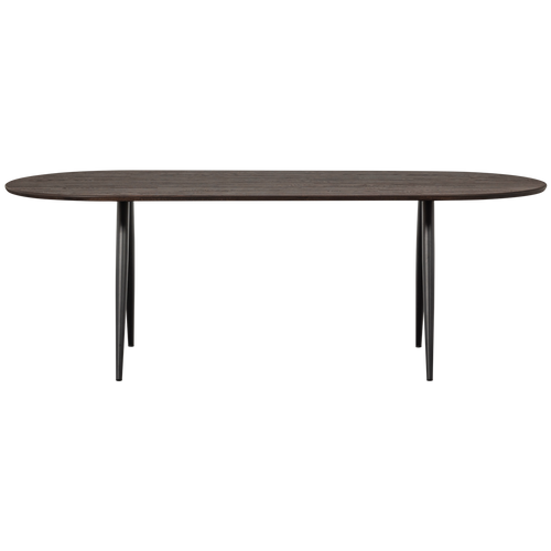 WOOOD eettafel ovaal vingerlas Tablo - Eiken - Mystic Brown - 220x90
