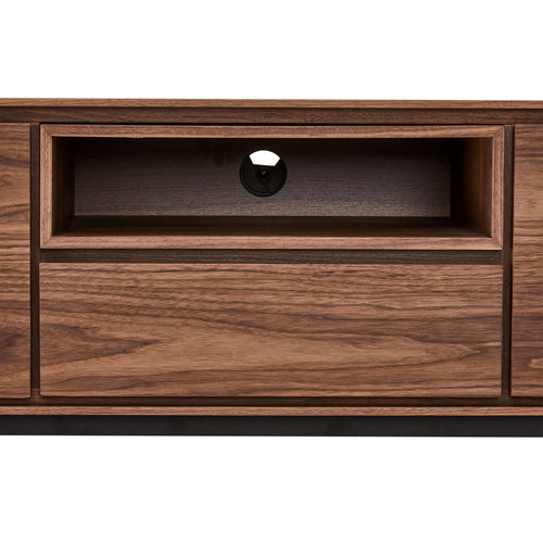 Furnhouse tv-meubel Tokyo - Amerikaanse walnoot - MDF, Amerikaans walnootfineer - 45x160x50