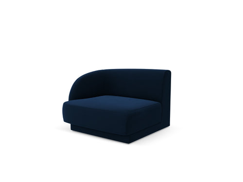 Micadoni linker module Miley flueel koningsblauw - 90x90x70cm