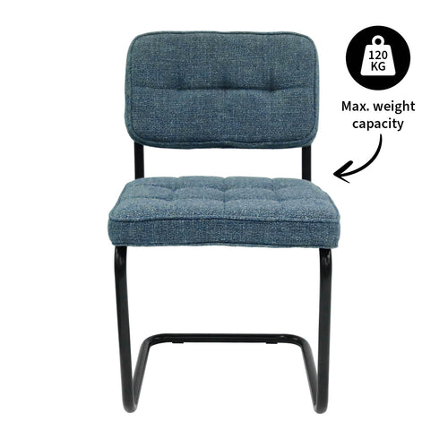 Kick Buisframe stoel Yves - Blauw - vtwonen shop