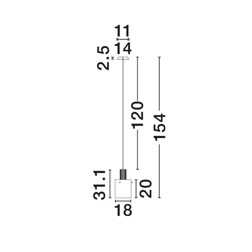 Nova Luce MIRBI Dome hanglamp voor plafond, rookkleurig, zandkleurig zwart, E27, 1x12W