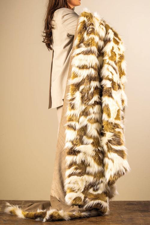 Hoii plaid Gabriella - 140x180 cm - Gemêleerd - Bruin - vtwonen shop