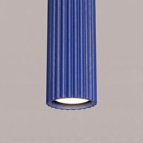 Sollux Lighting Hanglamp KARBON 1 ultramarijn - 8x8x118cm