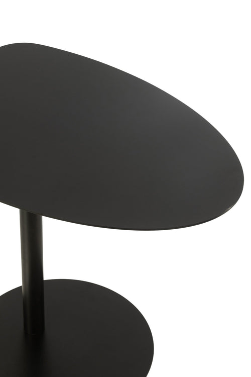 J-Line bijzettafel Ice - metaal - zwart
