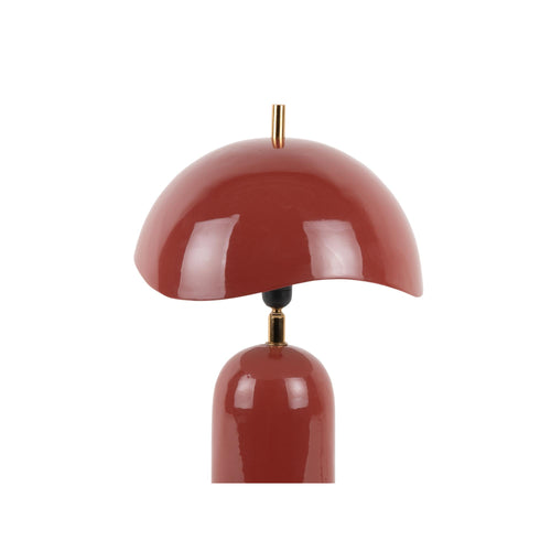 Leitmotiv tafellamp Querido - rood - 25x25x41cm - Paddenstoellamp
