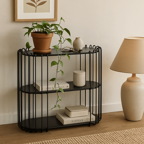 Kare Design Console Wire 81x37cm zwart - vtwonen shop