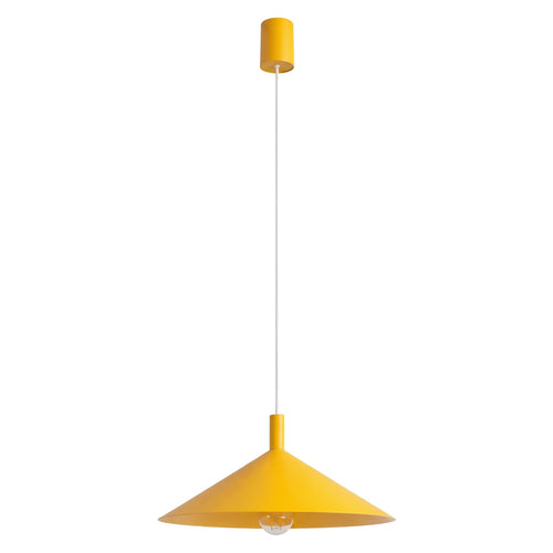 Sollux Lighting Hanglamp NOX 40 geel - 40x40x135cm