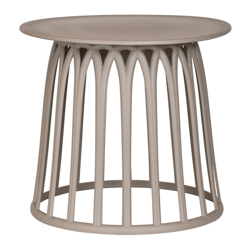 WOOOD bijzettafels buiten Boy - Kunststof - Taupe - 45x50x50 - Set van 2