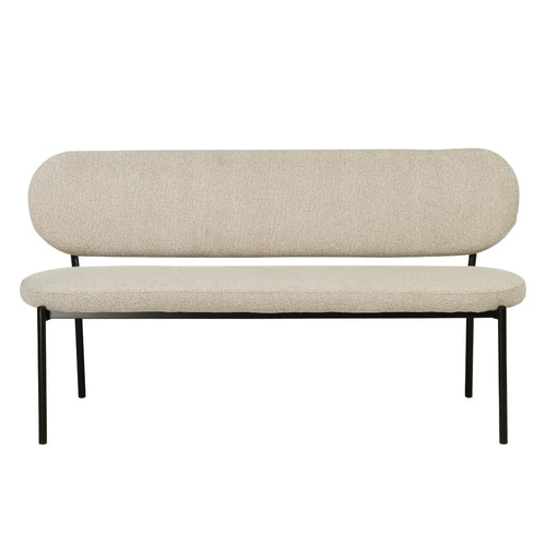 Eetkamerbank Maddie Taupe 160cm - Giga Meubel