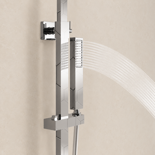 LOMAZOO regendouche Sterling - met thermostaatkraan - chroom