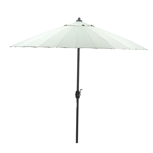 Garden Impressions stokparasol Manilla olijf Ø250 cm met 40kg Eureka voet en hoes