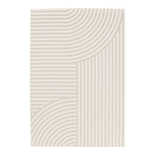 AFK Living vloerkleed Ondine - voor binnen en buiten - beige - 120 x 170 cm
