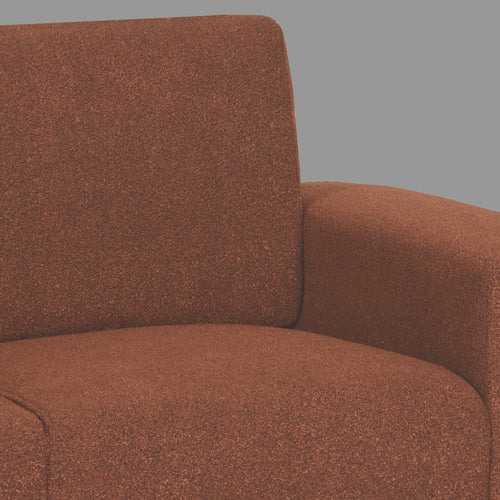 LABEL51 2-Zits Bank Ferraro - Oranje Bouclé - 172x88x85cm - vtwonen shop