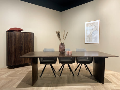 Livingfurn kabinetkast Noor Walnut - 150cm - mangohout