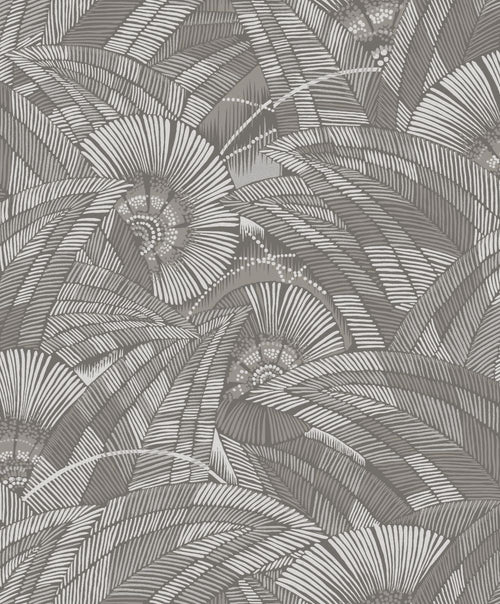 Masureel behang bladeren grijs - 53 cm x 10.05 m - 630869 - vtwonen shop