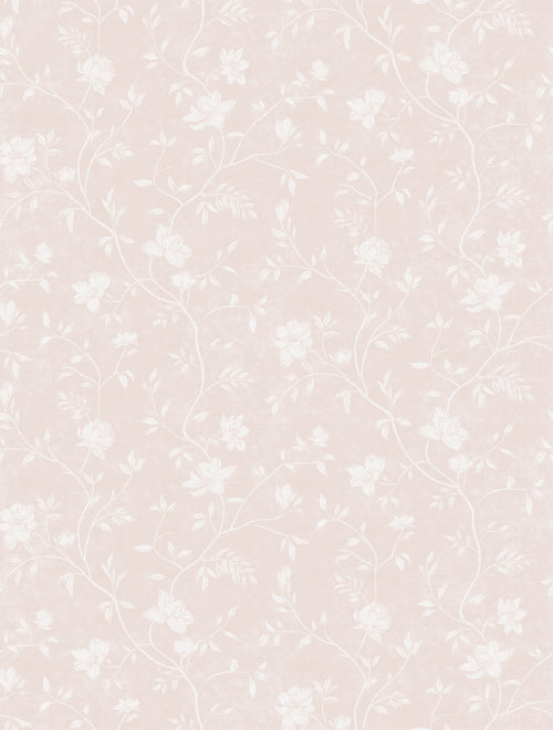 Sanders & Sanders behang bloemetjes poederroze en wit - 53 cm x 10 m - 640196