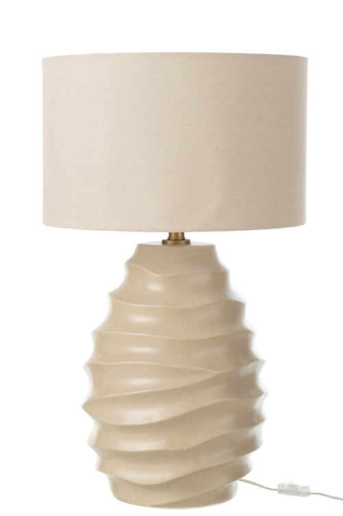 J-Line lamp Golf - keramiek - beige - vtwonen shop