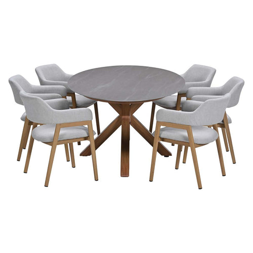 Garden Impressions Tuinset Alexia 7-delig - Scot tuintafel 230x115 cm