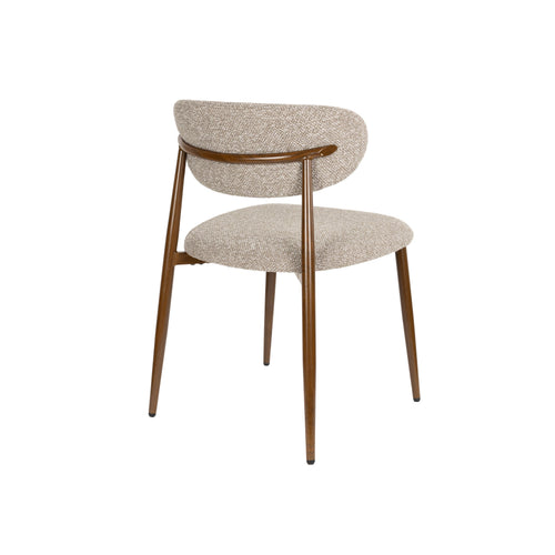 Housecraft Living Noor Eetkamerstoelen Bruin - Set van 6