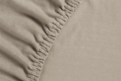 Ambiante hoeslaken AMBIANTE Jersey HL - 180x200 cm - taupe - vtwonen shop