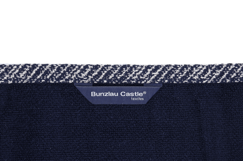 Luxe Keukendoek en Theedoek Harmony Donkerblauw - Bunzlau Castle - 100% biologisch GOTS katoen - vtwonen shop