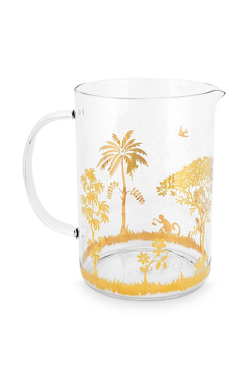 Pip Studio La Majorelle Pitcher - Servies - Schenkkan - Goud - 1.6l - vtwonen shop