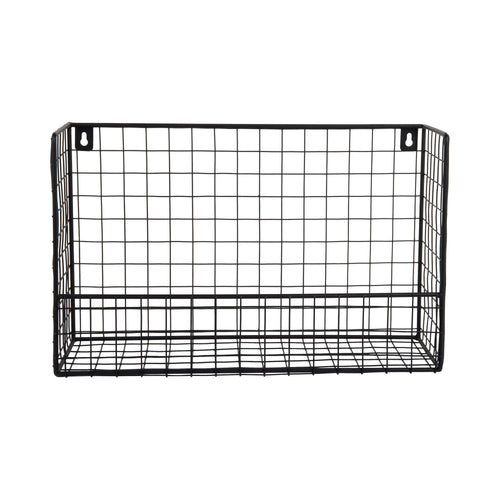 Present Time wanddecoratie Reja - zwart - 15x40x25cm - vtwonen shop